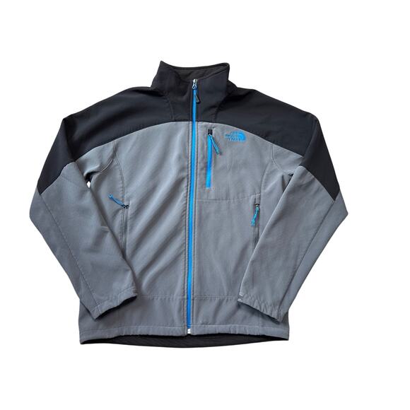 THE NORTH FACE Shellrock Jacket Mens Medium;  Black, Gray & Blue - Picture 1 of 13